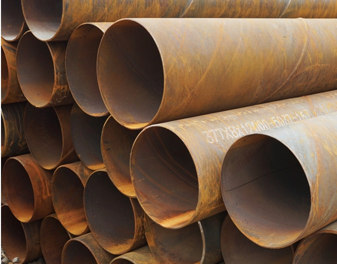 rolled steel tube
