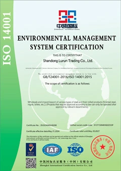 environmental management system certification english