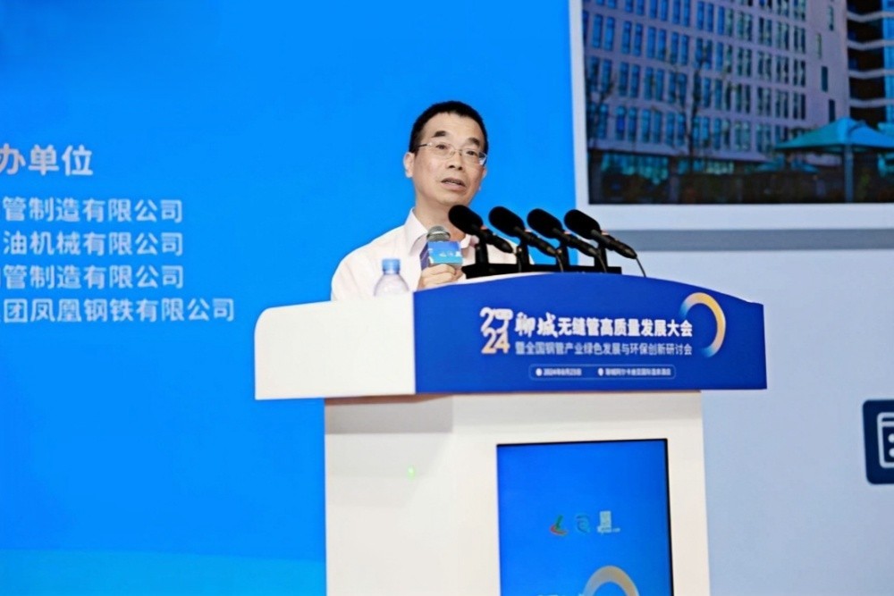 xu xiangchun information director at shanghai steel union delivered a speech on review and outlook of the chinese steel market