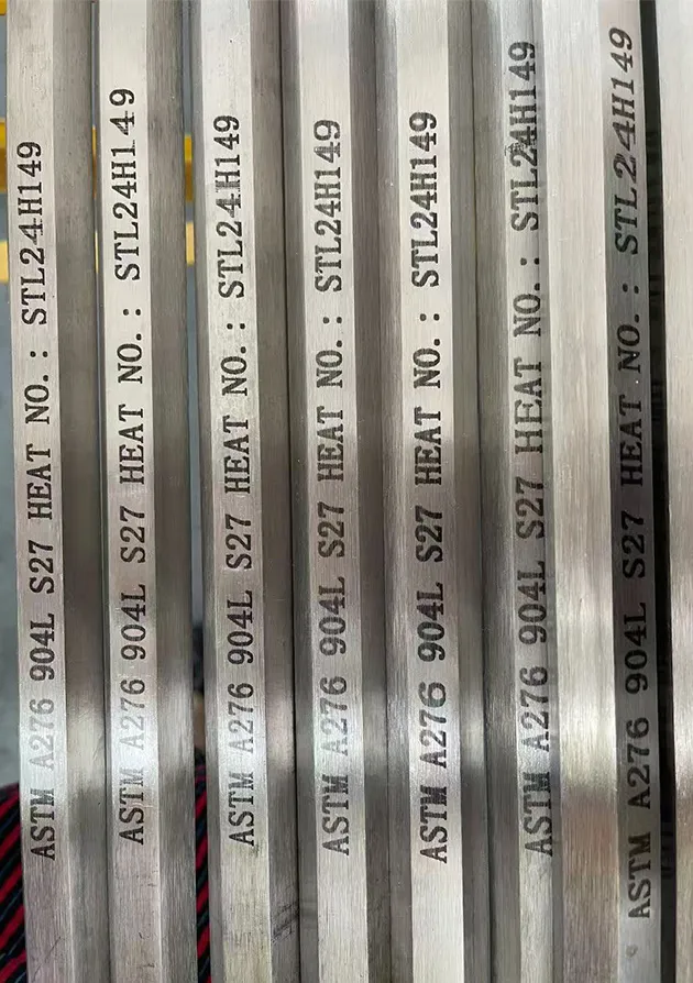 Finished Stainless Steel Marking and Batch Verification