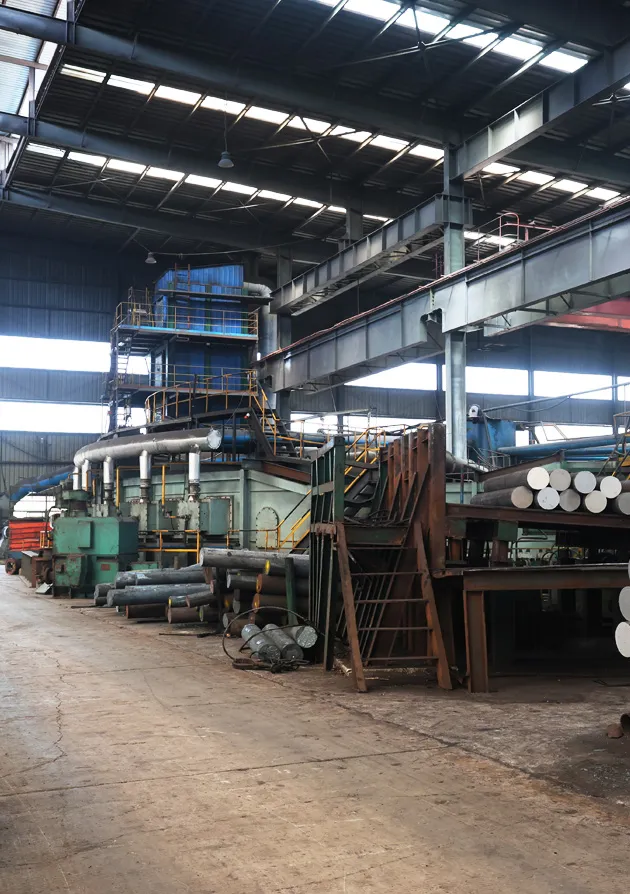 Finished Steel Bar Storage and Workshop Production Line Integration