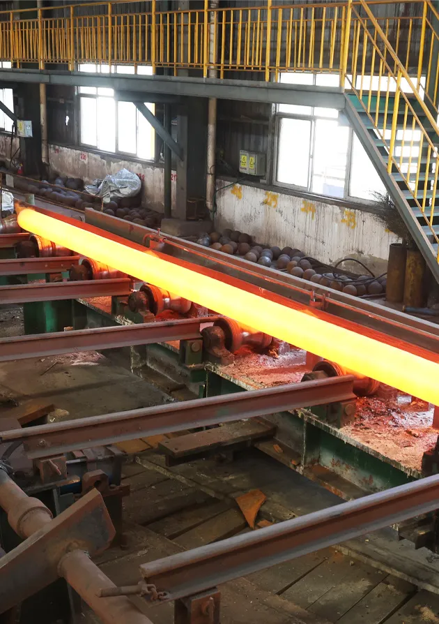Heat-Treated Steel Billet Conveying and Rolling Conveyor Inspection