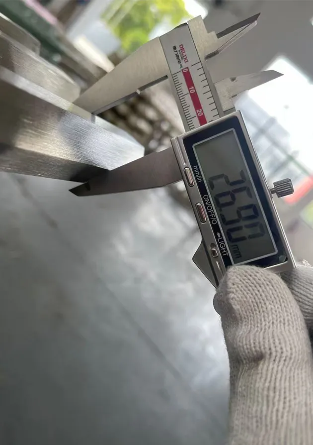 Stainless Steel Section Size Precision Verification