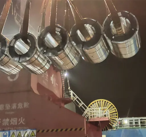 Steel Coil Crane Lifting & Loading