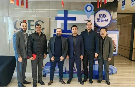 Hangzhou Hotlink Middle East Team Visited HXH Steel for Market Exchange