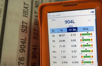 Warehouse Material Verification for Premium 904L Stainless Steel Exported to UAE